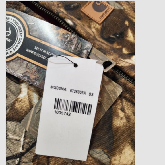 CARHARTT X Realtree Hooded Active Jacket "Pink Camo" 101216 977 - Picture 11 of 16